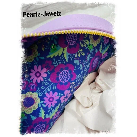 Loungefly Disney Rapunzel Tangled Chibi Chiffon Flowers 3D Floral Mini Backpack - Picture 4 of 5